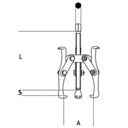 Immagine di ESTRATTORI A 3 GRIFFE REVERSIBILI
