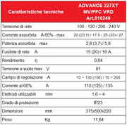 Immagine di ADVANCE 227XT MV/PFC VRD