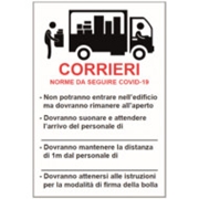 Immagine di CARTELLO INFORMAZIONI PER CORRIERI